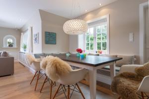 Posezení v ubytování Meln Hüs