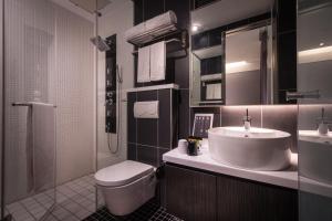 Koupelna v ubytování Yi Su Hotel-Taipei Ningxia