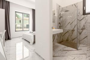 A bathroom at La Corte dei Pozzi