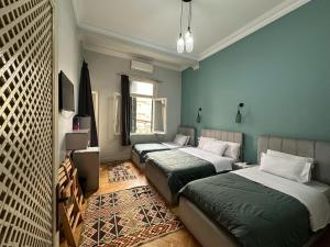 Voodi või voodid majutusasutuse Cheers Hostel Cairo toas