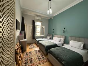 Voodi või voodid majutusasutuse Cheers Hostel Cairo toas