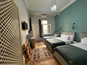 Voodi või voodid majutusasutuse Cheers Hostel Cairo toas