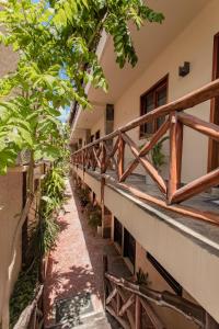 Balkón nebo terasa v ubytování Hotel Macondo Holbox