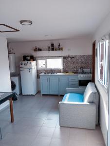 Kuchyň nebo kuchyňský kout v ubytování Elal kayak