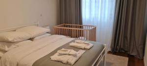 Postel nebo postele na pokoji v ubytování Montanha a Lápis