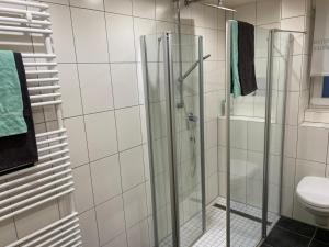 Koupelna v ubytování Ferienwohnung in Michelbach an der Bilz