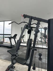 Fitness centrum a/nebo fitness zařízení v ubytování Comfort design and location