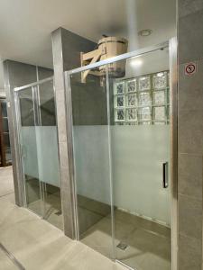 Koupelna v ubytování Apartmán Strunzova pila Kvilda 203