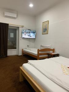 TV i/ili multimedijalni sistem u objektu Apartman Dragulj 2