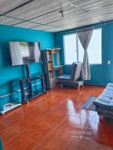 Postel nebo postele na pokoji v ubytování Casa Aventura