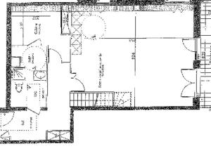 un plan d'étage d'une maison dans l'établissement Luxueux Duplex à Courchevel Village, Proche Pistes et Commerces, avec Parking et Accès Fitness - FR-1-562-22, à Courchevel 2 autres photos
