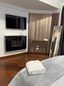 TV a/nebo společenská místnost v ubytování Lili’s room