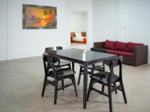 Ruang duduk di Beautiful mountain view villa 4BR