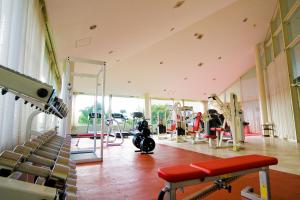 Fitness centrum a/nebo fitness zařízení v ubytování Sunrise Awaji