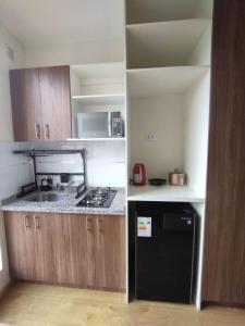 Kuchyň nebo kuchyňský kout v ubytování Zona norte Cochabamba