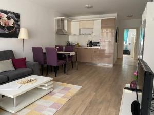 A kitchen or kitchenette at Apartments in complex ATIA RESORT