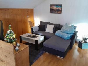 Χώρος καθιστικού στο Fewo Alpenblick im Haus Wiedemann