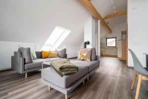 Ruang duduk di Apartment-Roter-Milan