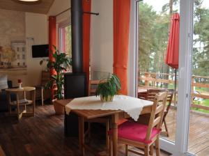 Et tv og/eller underholdning på Ferienhaus Cottbus