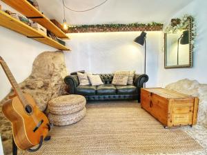 Posezení v ubytování Castillo Suite 15 Comares
