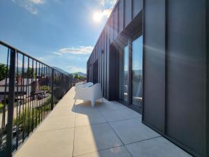 Balkón nebo terasa v ubytování USTROŃ RESIDENCE by VillaOlimpijska2