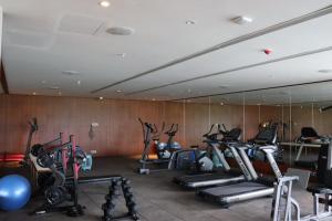 Líkamsræktarstöð og/eða líkamsræktaraðstaða á Saptha Resort and Spa