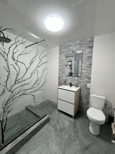 Koupelna v ubytování Casa Inna