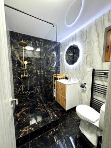 Koupelna v ubytování Casa Inna