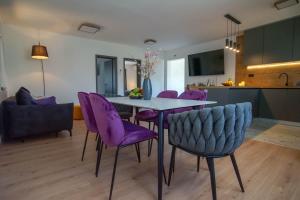 Χώρος καθιστικού στο Apartman Petra