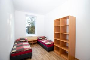 Postel nebo postele na pokoji v ubytování Ubytování AMZ