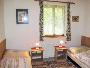 Postel nebo postele na pokoji v ubytování Villa Petříkov by Interhome
