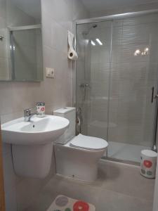 Kúpeľňa v ubytovaní Albergue Agarimo