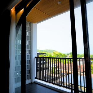 Balkón nebo terasa v ubytování Suites5 Hotel