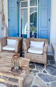 A seating area at My Lovely Place Mykonos
