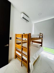 Postel nebo postele na pokoji v ubytování ¡Quinta al Cielo!