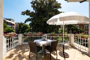 Balkón nebo terasa v ubytování Hotel Villa Delle Palme