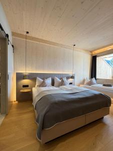 Katil atau katil-katil dalam bilik di Mariengut - Natur Aparthotel Kramer