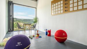 Μπαλκόνι ή βεράντα στο Gapyeong Nomadrium poolvilla Pension +6 φωτογραφίες