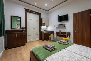 Et tv og/eller underholdning på Budapest Holidays Apartments