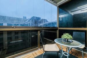 Nespecifikovaný výhled na hory nebo výhled na hory při pohledu z apartmánu