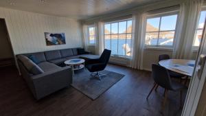 Posezení v ubytování Bensvik Brygge