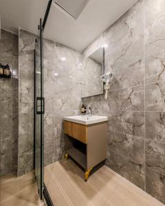 Koupelna v ubytování EViM HOTEL ÇORLU + 37 fotografií