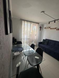 Posezení v ubytování Apto Santa Marta 3Hb,1B,AC,Wifi 500 MB + 46 fotografií