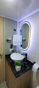 Koupelna v ubytování Apto Santa Marta 3Hb,1B,AC,Wifi 500 MB