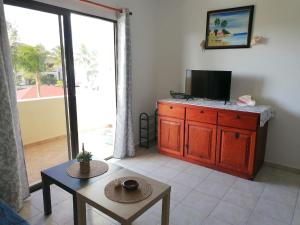 TV a/nebo společenská místnost v ubytování Apartment Rozarka Soficu El Edén Dominicus