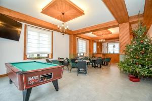 Biliardový stôl v ubytovaní Apartamenty Pod Tatrzańskim Niebem