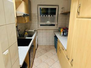 Kuchyň nebo kuchyňský kout v ubytování Wohnung in der Stadtmitte + 36 fotografií