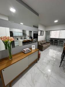 Dapur atau dapur kecil di Petunia Apartment