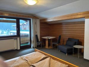Istumisnurk majutusasutuses Gästehaus Tauscher am Haldensee