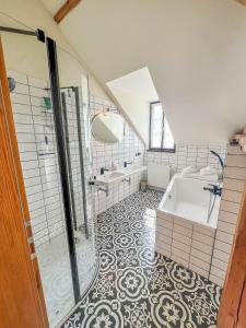 Koupelna v ubytování Apartmán Delux - Pihel